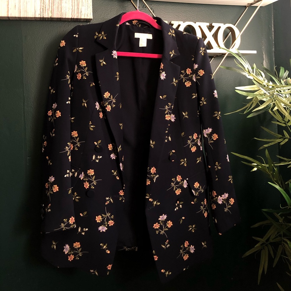 Floral blazer